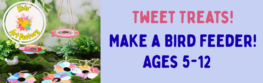 kids art factory. make a bird feeder